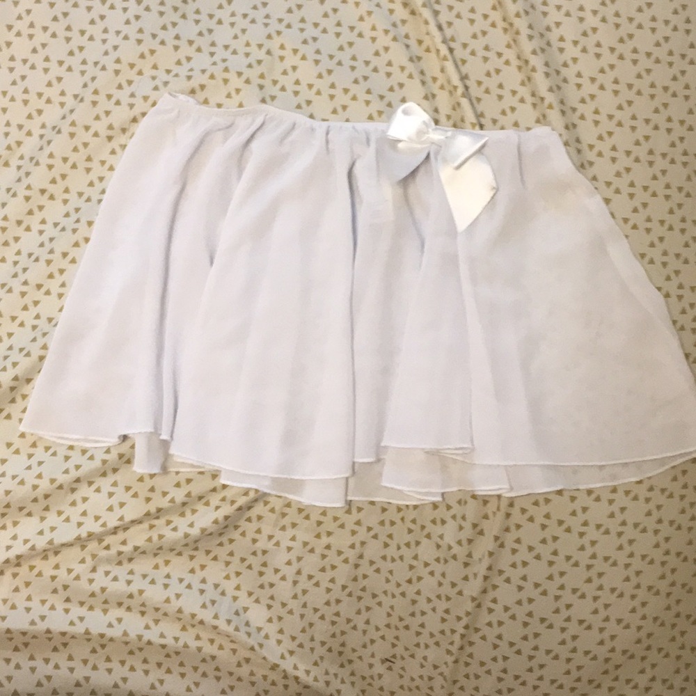 White ballet skirt